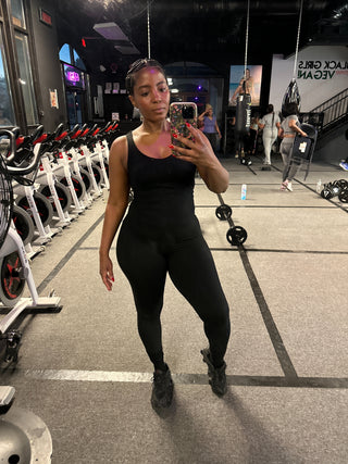 Black Workout Bodysuit