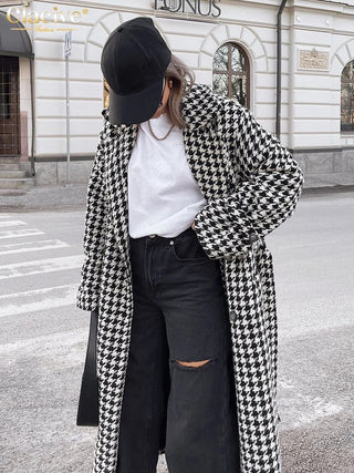 Houndstooth Trench | FINAL SALE