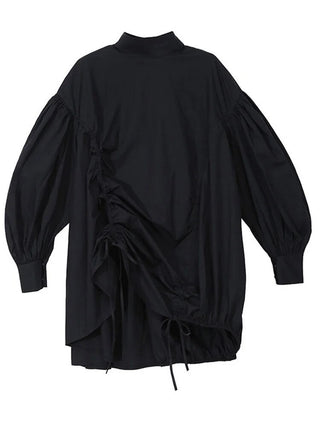 Ruched Shirt/Dress Black 9/29