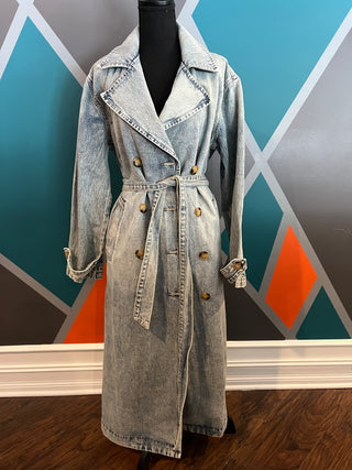 The Essential Denim Trench