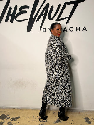 Scribble Coat-Limited-Discontinued - The Vault by Sacha