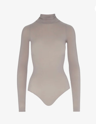 Premium turtleneck bodysuit with thumb holes