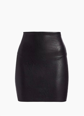 High waisted stretch, mini skirt - The Vault by Sacha