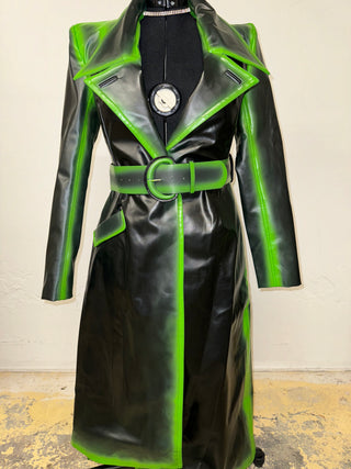 Lime Green Queen Trench | FINAL SALE