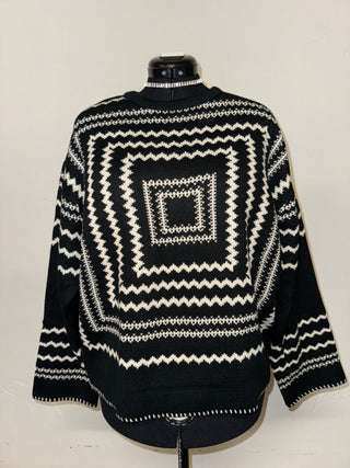 Square Maze Sweater | FINAL SALE