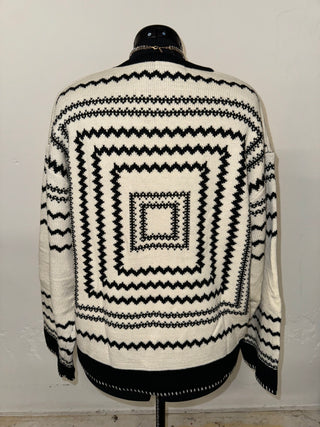 Square Maze Sweater | FINAL SALE