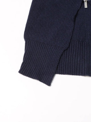 Ribbed Zipper Sweater | FINAL SALE