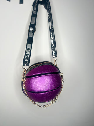 Purple Basketball Purse | FINAL SALE - The Vault by Sacha