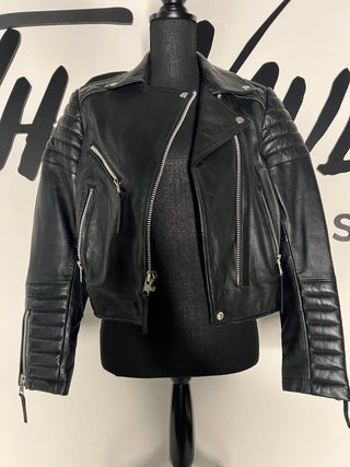 Moto Biker Genuine Leather Jacket - The Vault by Sacha