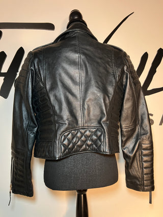 Moto Biker Genuine Leather Jacket - The Vault by Sacha