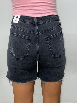 Grey Distressed Denim Shorts | FINAL SALE - The Vault by Sacha