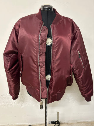 Maroon Bomber flight jacket - The Vault by Sacha