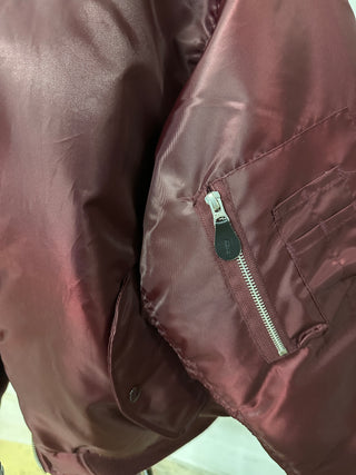 Maroon Bomber flight jacket - The Vault by Sacha