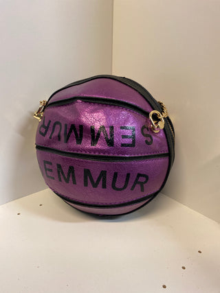 Purple Basketball Bag