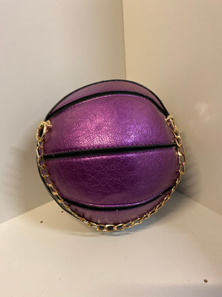 Purple Basketball Bag