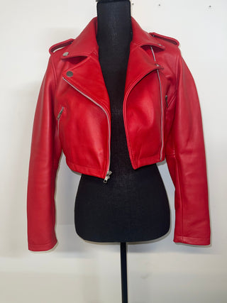 Red Crop Leather - The Vault by Sacha