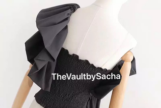 Black Ruffle Top - The Vault by Sacha