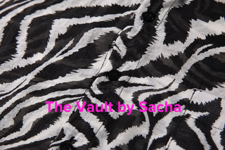 Sheer Zebra Shirt - The Vault by Sacha