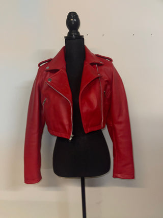 Red Crop Leather - The Vault by Sacha