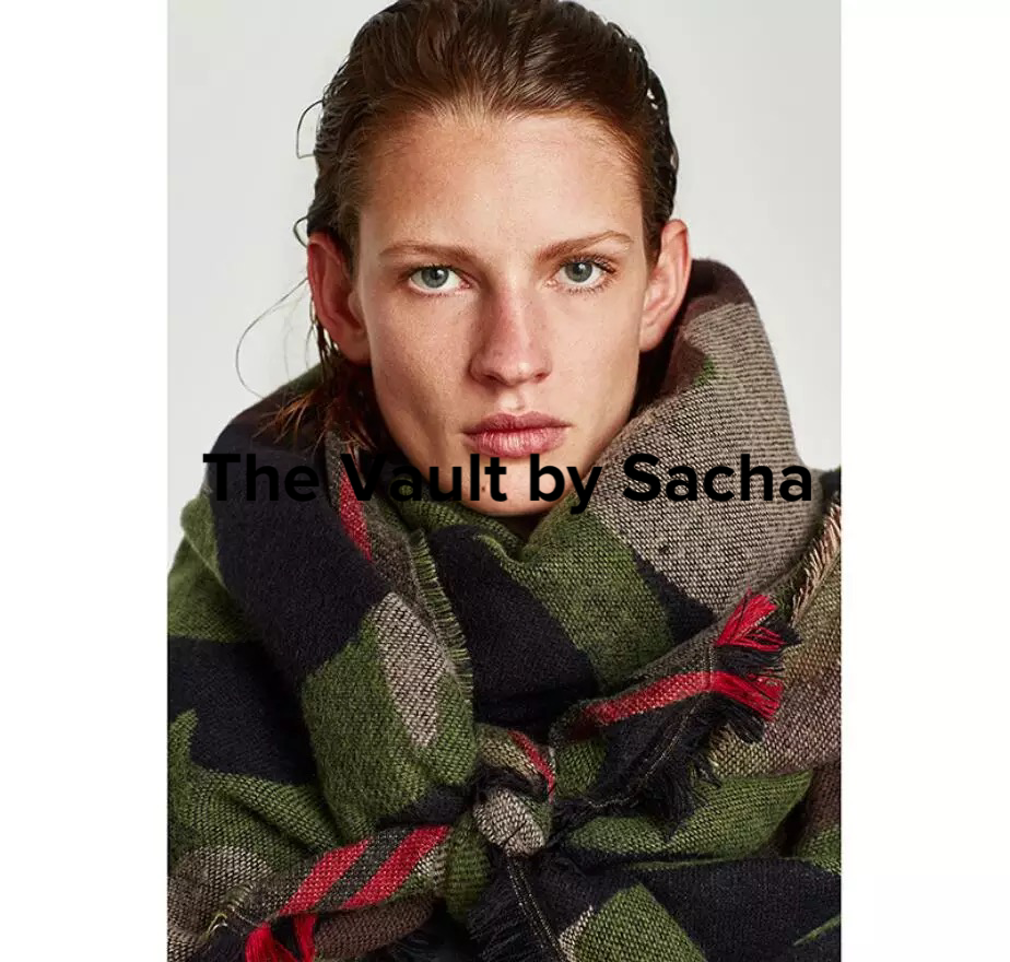 Oversized Camouflage scarf – The Vault by Sacha